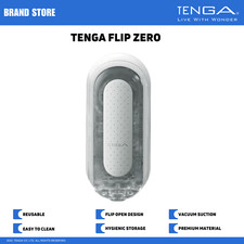 TENGA FLIP 0 (Zero)  Flip-Open Reusable Male Masturbator/Stroker NWT NIB