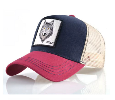 NEW! WOLF Hat WOLF Trucker Hat Punk Skateboard Streetwear Animal Hat