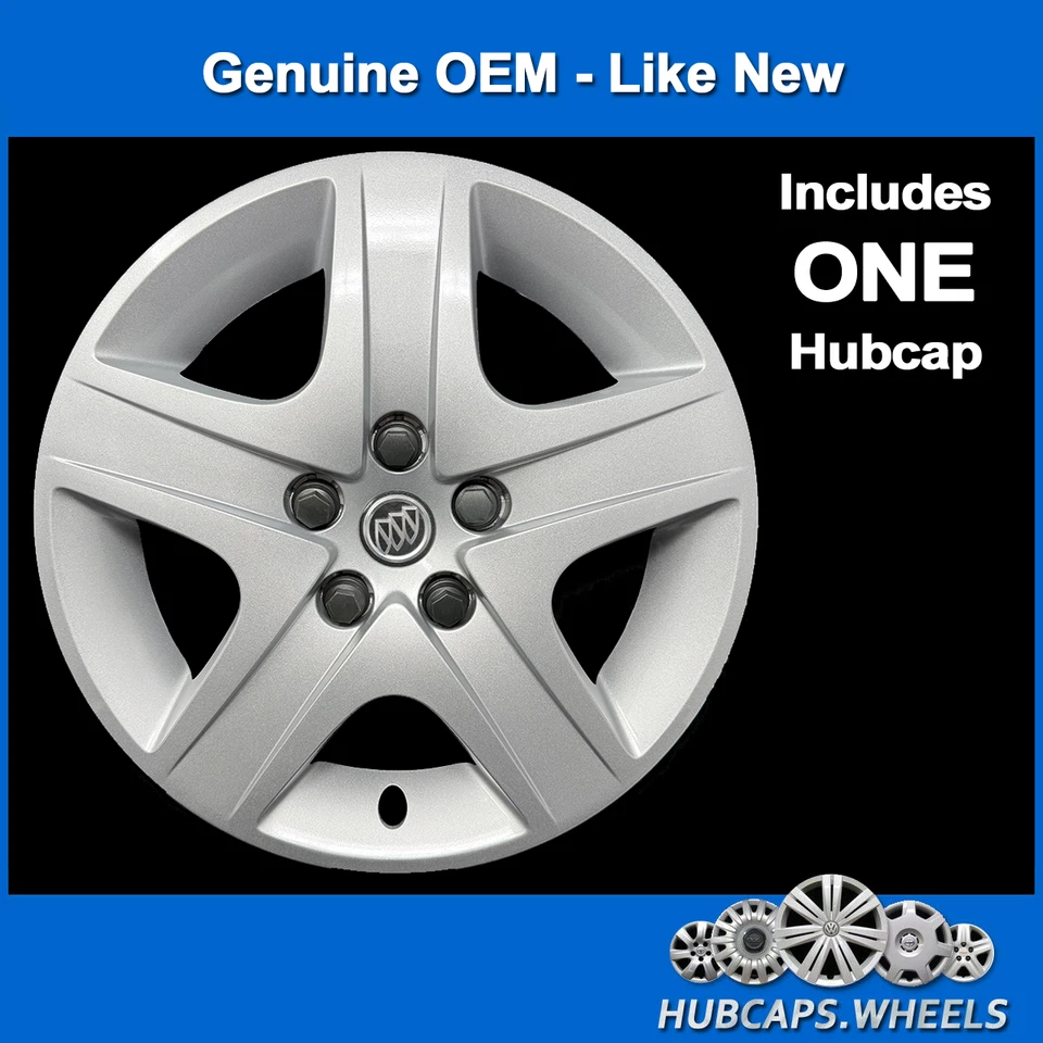 Tapacubos para Buick LaCrosse 2010-2011, 2010 Allure genuino de fábrica 17 pulgadas OEM 1155 Foto 2 de 4