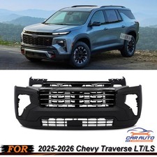 Front Bumper Cover Kit Wgrille Fit For Chevrolet Traverse Lt Ls 2025 2026 Front Bumper Cover Kit Wgrille Fit For Chevrolet Traverse Lt Ls 2025 2026