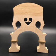 Maple wood Double Bass Bridge 1/4 Size, Adjustable Height Upright Bass Bridge