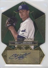2014 Topps Supreme Stylings Green 33/45 Chris Archer #SS-CA Auto k4c
