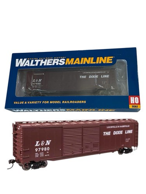 #ad Walthers 910 46609 HO 50#x27; AAR Improved Double Door Boxcar Louisville amp; Nashville $33.99