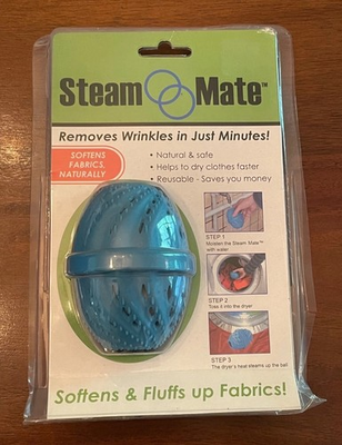 #ad Steam Mate Dryer Steam Ball Reusable Wrinkle Remover Laundry Product $10.00