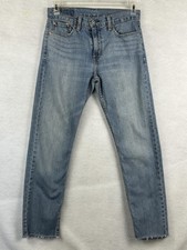 Levi's 502 Jeans Mens 29x28 Blue Medium Wash Tapered Leg Denim Pants Casual
