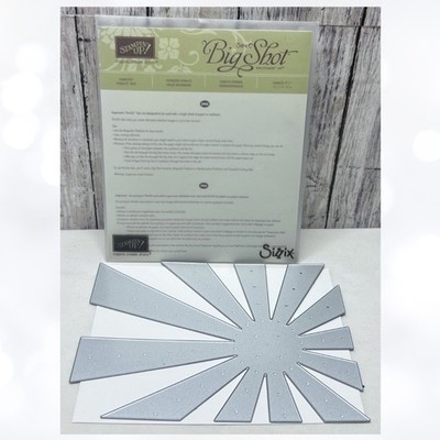 STampin Up SUNBURST Background Thinlits Die