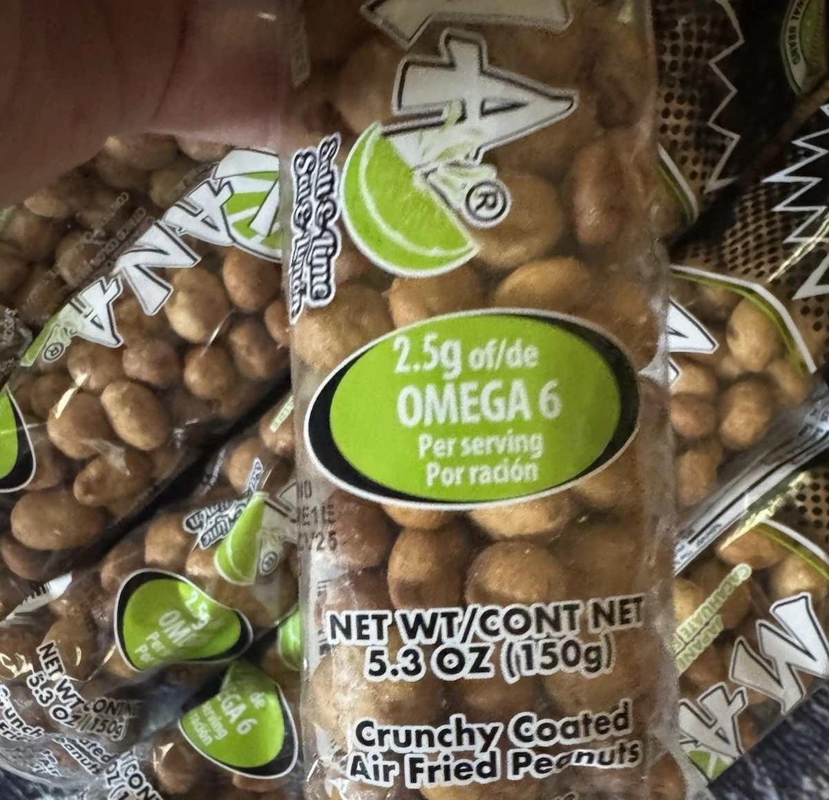 MAKANA Japanese Style Air Fried Peanuts- SALT & LIME Flavor- LOT