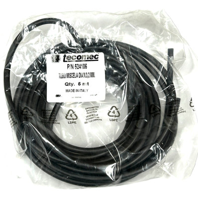 Tecomec Rubber Fuel Line 1/8'' inner dia. 15/64'' outer dia. Roll 5 meters 16.4ft