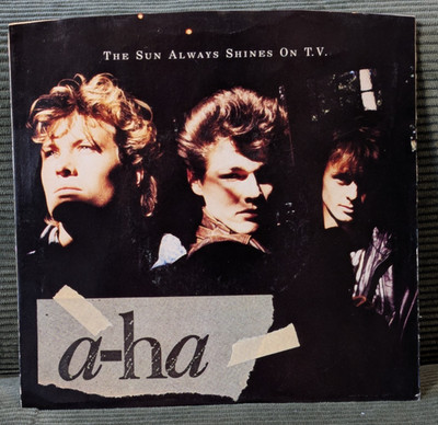 A-ha ~ The Sun Always Shines on TV 1985 Warner Bros 45RPM NM Vinyl w/Pic Slv