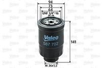 Kraftstofffilter Valeo 587702 Anschraubfilter FüR Nissan LTI LDV Ford Pick UP TX
