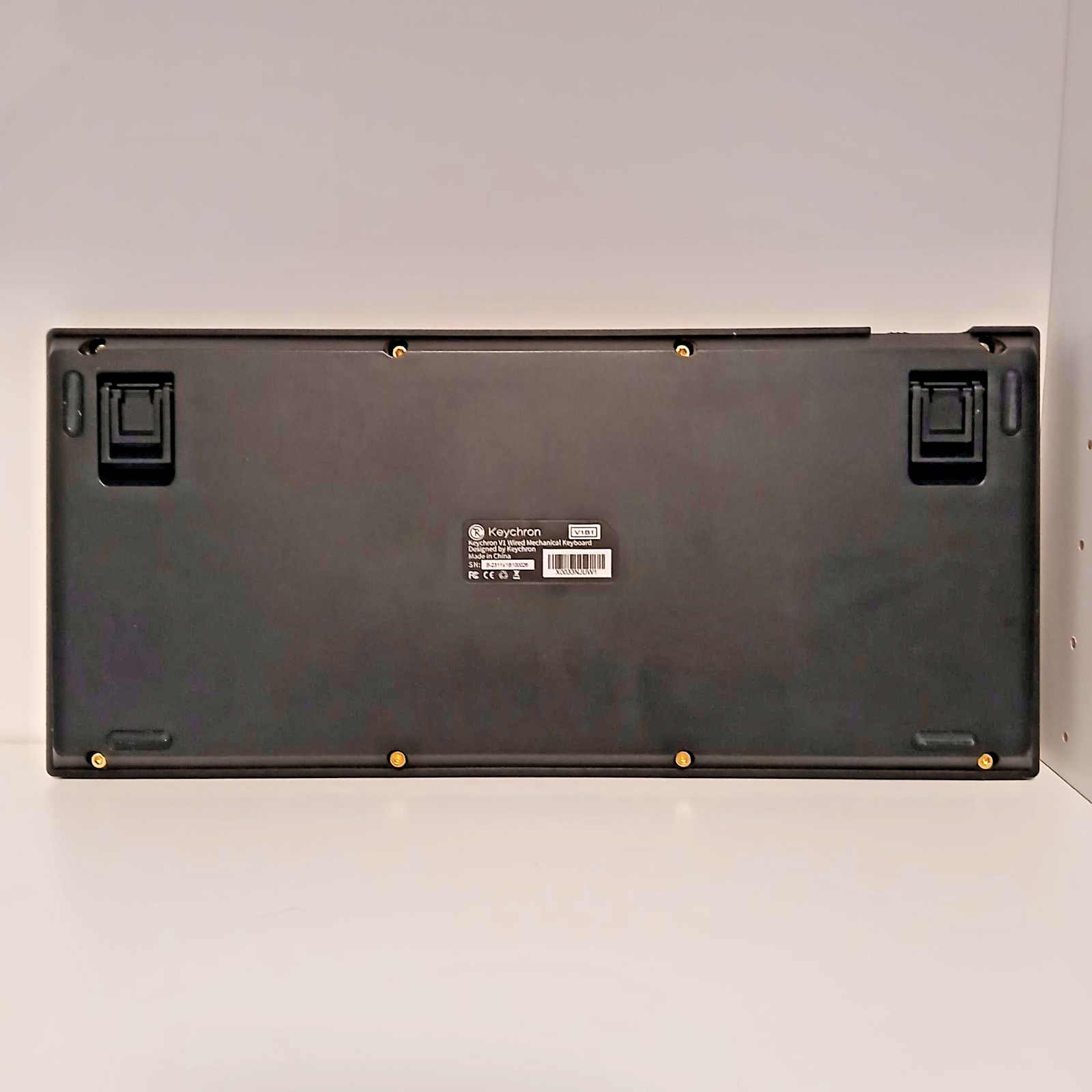 Keychron V1 - Custom Silent Mod Barebones Wired Mechanical Keyboard (75% Layout)