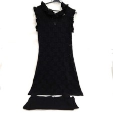 NO TARIFF Chanel Dress Ladies Rayon Nylon 4489983