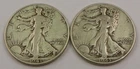 1941-P and 1943-P  Walking Liberty Half Dollars VG/Fine (2 Coins) #16