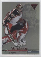 2001-02 Pacific Private Stock Titanium Red 7/94 Dwayne Roloson #71 lk8