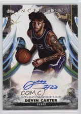 2024-25 Topps Inception Rookie Auto Devin Carter #RA-DC Auto 1p0e