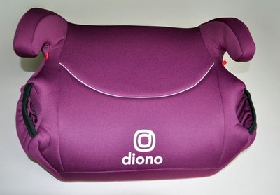 Diono Solana Pink, No Latch, Backless Booster Car Seat, Lightweight