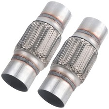 2 Pcs Exhaust Flex Pipe, 3''x 6''Stainless Steel Heavy Duty Exhaust Flex Pipe...