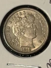 1912 Barber Dime     Very Upper Grade     Item  FR199A