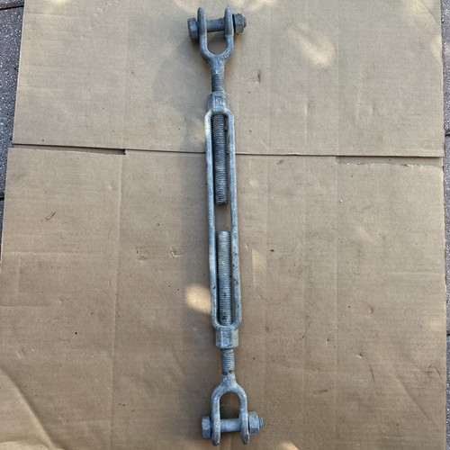 Turnbuckle, Jaw X Jaw, 3/4” X 24”  Galvanized 1 Pc. KT Ken Tool