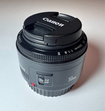 Canon EF 50mm F1.8 II Prime Lens | Recently Cleaned | Canon DSLR | AF MF
