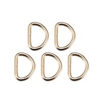 5Stk. Metall D-Ring 25Mm D-Ringe Schnalle FüR Hardware Taschen GüRtel Gold