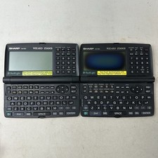 Lot Of 2 Sharp Wizard OZ-630 Personal Information Pocket Organizer Both Turn On