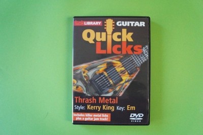 Lick Library: Guitar Quick Licks Thrash Metal Kerry King (DVD) (#0245)