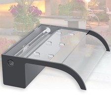 Pond Waterfall Blade Kit Stainless Steel Curved-width 18cm, 30m acrylic fountain