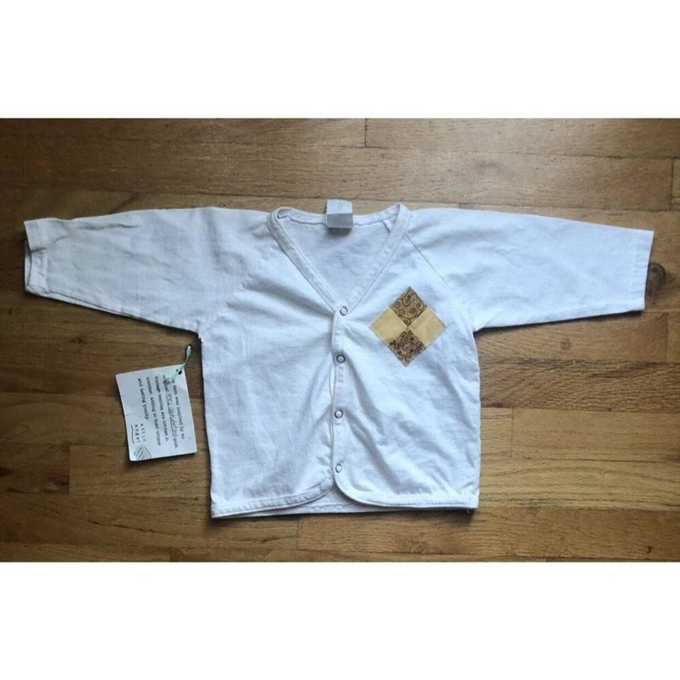 Attic Angel Neu 12-18M Snap Up Strickjacke Vintage