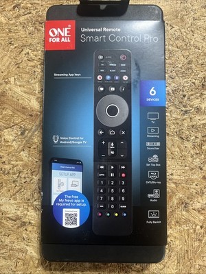 One for All (URC7966) Smart Control Pro 6, 6 Device Universal Remote