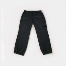Denim  Co. Regular Original Waist Stretch Side Pocket Pant Black L