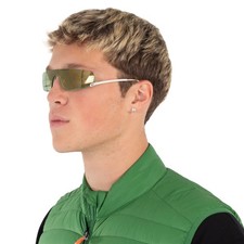 Gucci Green Logo Shield Unisex Sunglasses GG1561S 003 99 GG1561S 003 99