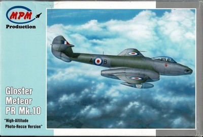 1/72 MPM 72560; Gloster METEOR PR Mk.10 High Altitude Photo-Recce Version