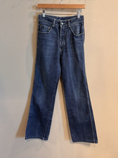 Jordache Women s VINTAGE Straight Leg High Rise Medium Wash Blue Denim Jeans
