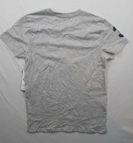 New US Polo Youth Gray V Neck T-Shirt Size XXL #3 Short Sleeve Large Pony USPA - Picture 2 of 7