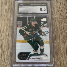 2020-21 UPPER DECK NHL BOX SET Kirill Kaprizov Rookie RC Card #25 CGC 8.5