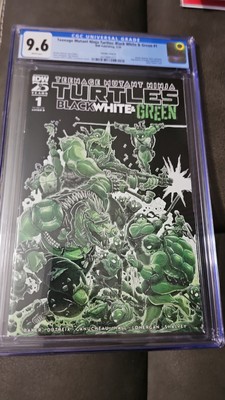 Teenage Mutant Ninja Turtles Black White Green # 1 CGC 9.8 IDW (2024)