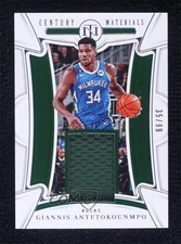 2022-23 National Treasures Century Materials 35/99 Giannis Antetokounmpo 14hk