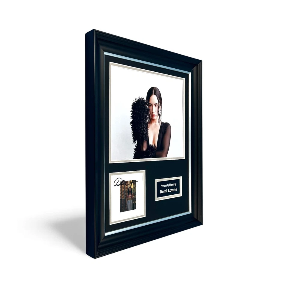 Demi Lovato  SIGNED It's Not That Deep Artwork Display & COA Autographed Music - Image 2 of 4