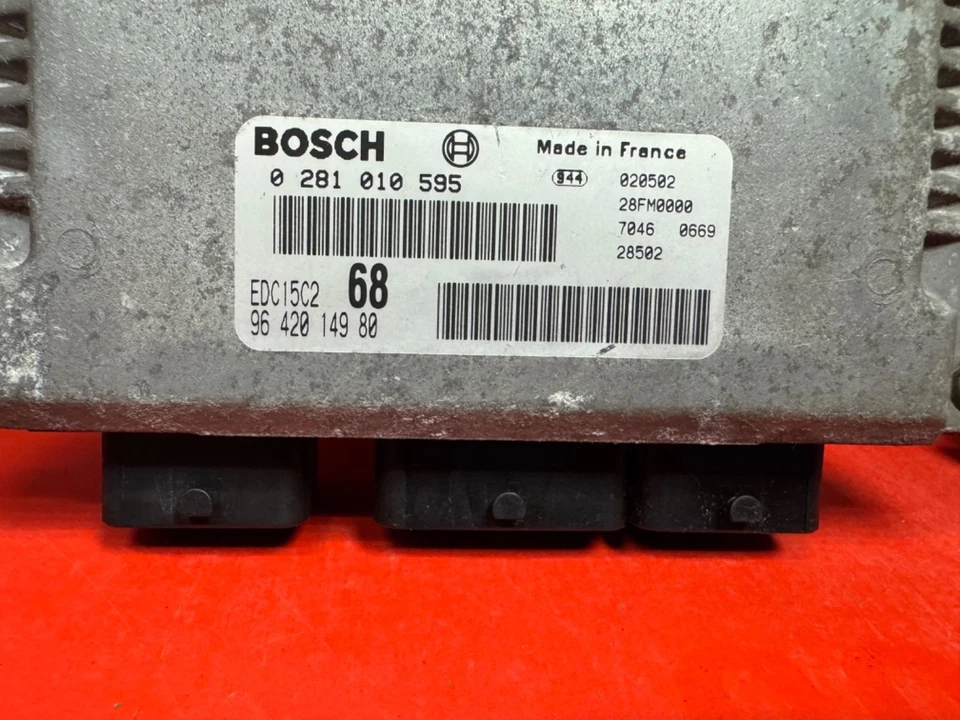 CITROEN XSARA PICASSO 2.0 HDI KIT DEMARRAGE CALCULATEUR 0281010595 9642014980 - Photo 2/4