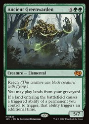 Ancient Greenwarden - 627 - Foundations Jumpstart (J25) - Mythic NM
