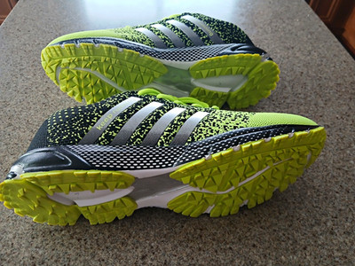 Nicevt Ath Trainers Men's Green/Black Lace-Up Low Top Running & Jogging Sneakers