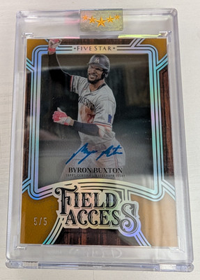 2025 Topps Five Star Field Access Byron Buxton Auto 5/5 FA-BB