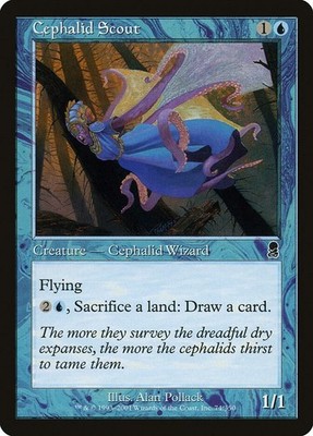 Cephalid Scout 74 MTG ODY LP