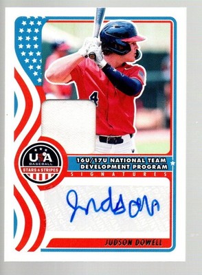 2025 USA Stars & Stripes 16U/17U Nat'l Team Auto Mat'l #NTS-JD Judson Dowel