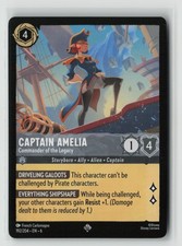Captain Amelia - Commander of the Legacy 192 Azurite Sea Disney Lorcana