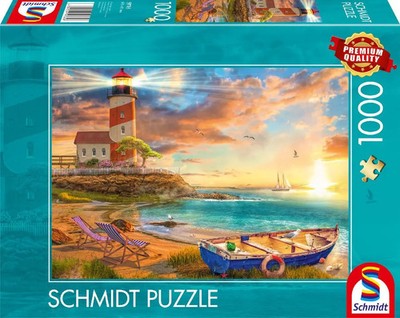 Sonnenuntergang in der Leuchtturm-Bucht | Spiel | Deutsch (2024) | Schachtel