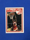 1989-90 Fleer #3 Cliff Levingston Atlanta Hawks Signed Auto Autograph L”