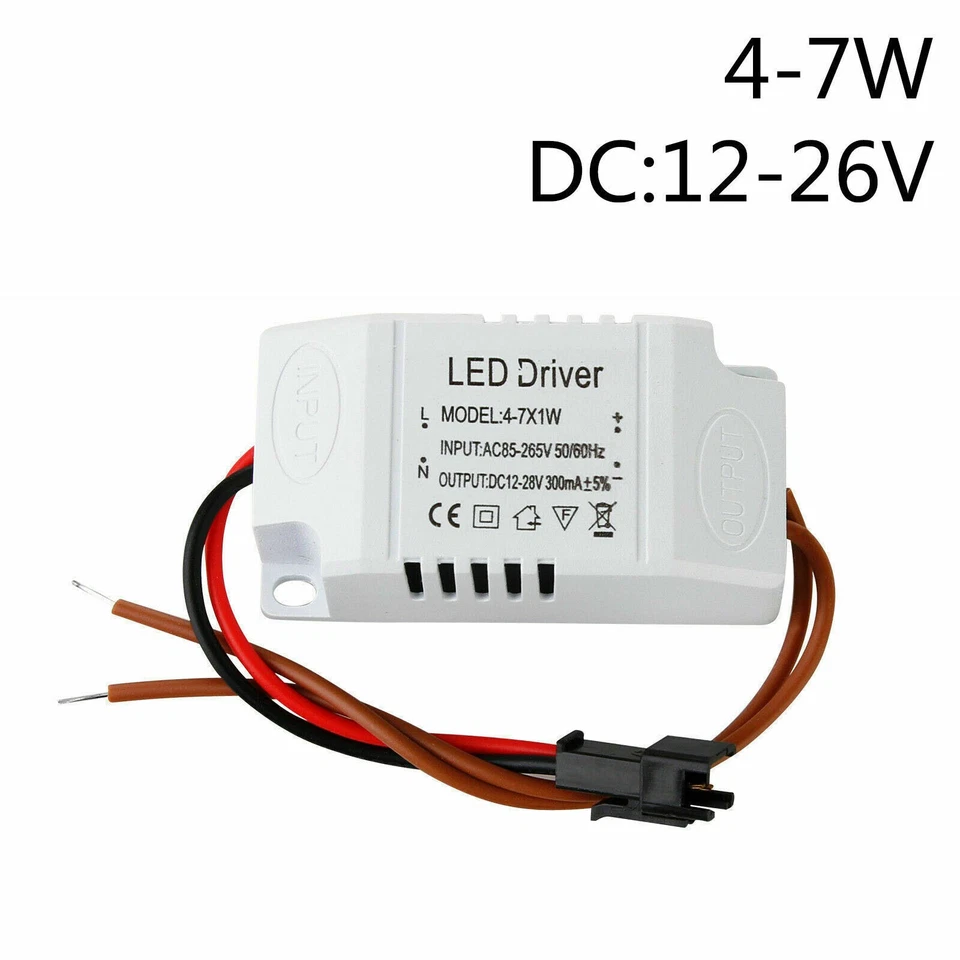 240V LED Driver 1W 3W 7W 8W 12W 18W 25W 36W Adapter StripTransformer AC 300mA - Image 4 of 4