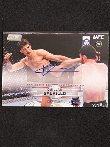 2026 Topps Stadium Club UFC Quillan Salkilld RC Rookie Auto Autograph SP